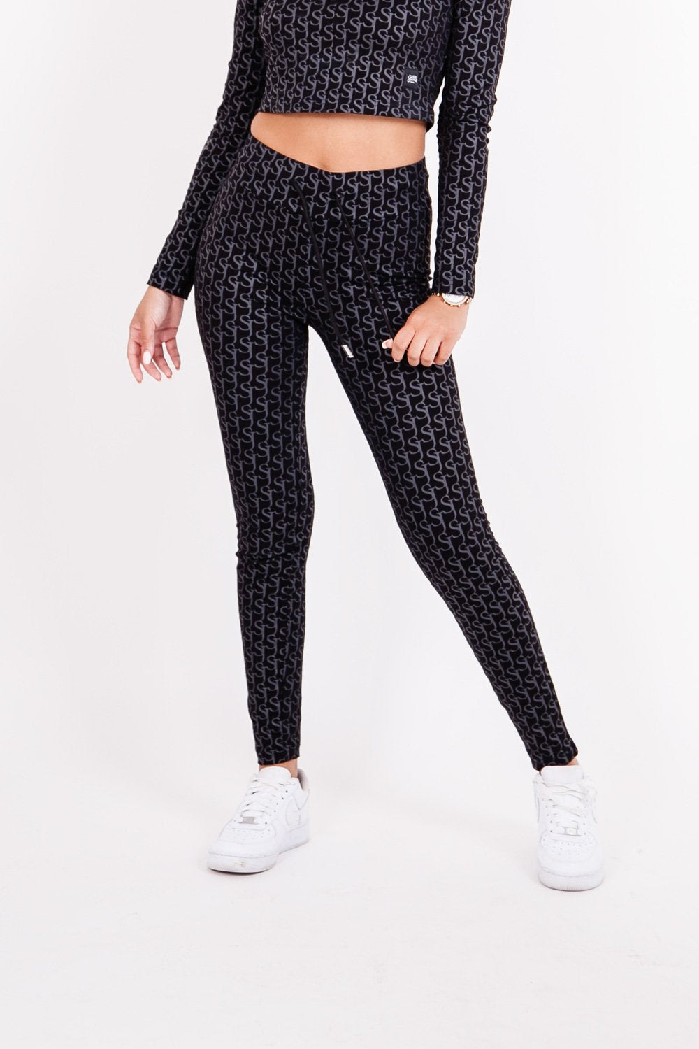 Sixth June - Legging monogramme SJ noir
