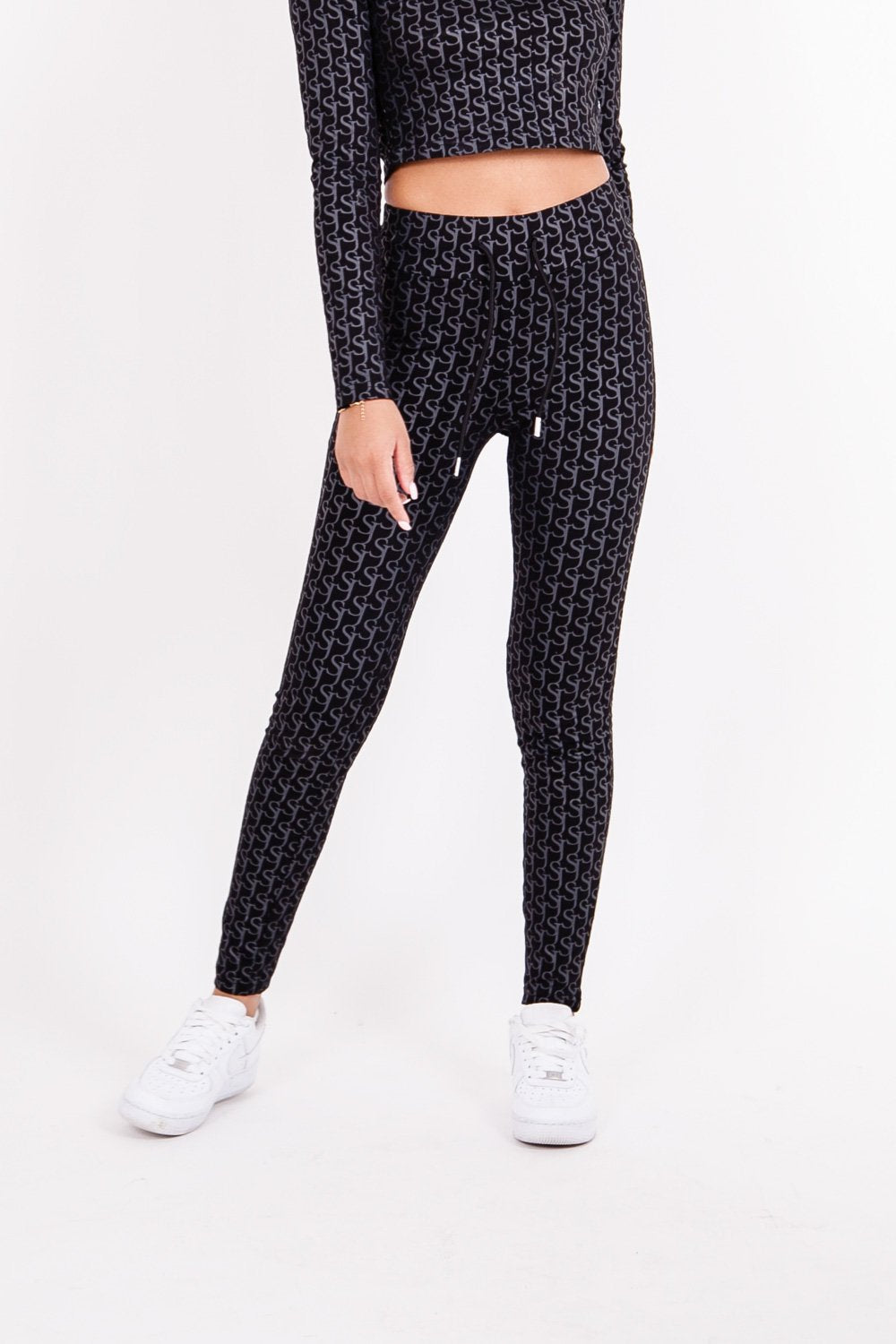 Sixth June - Legging monogramme SJ noir