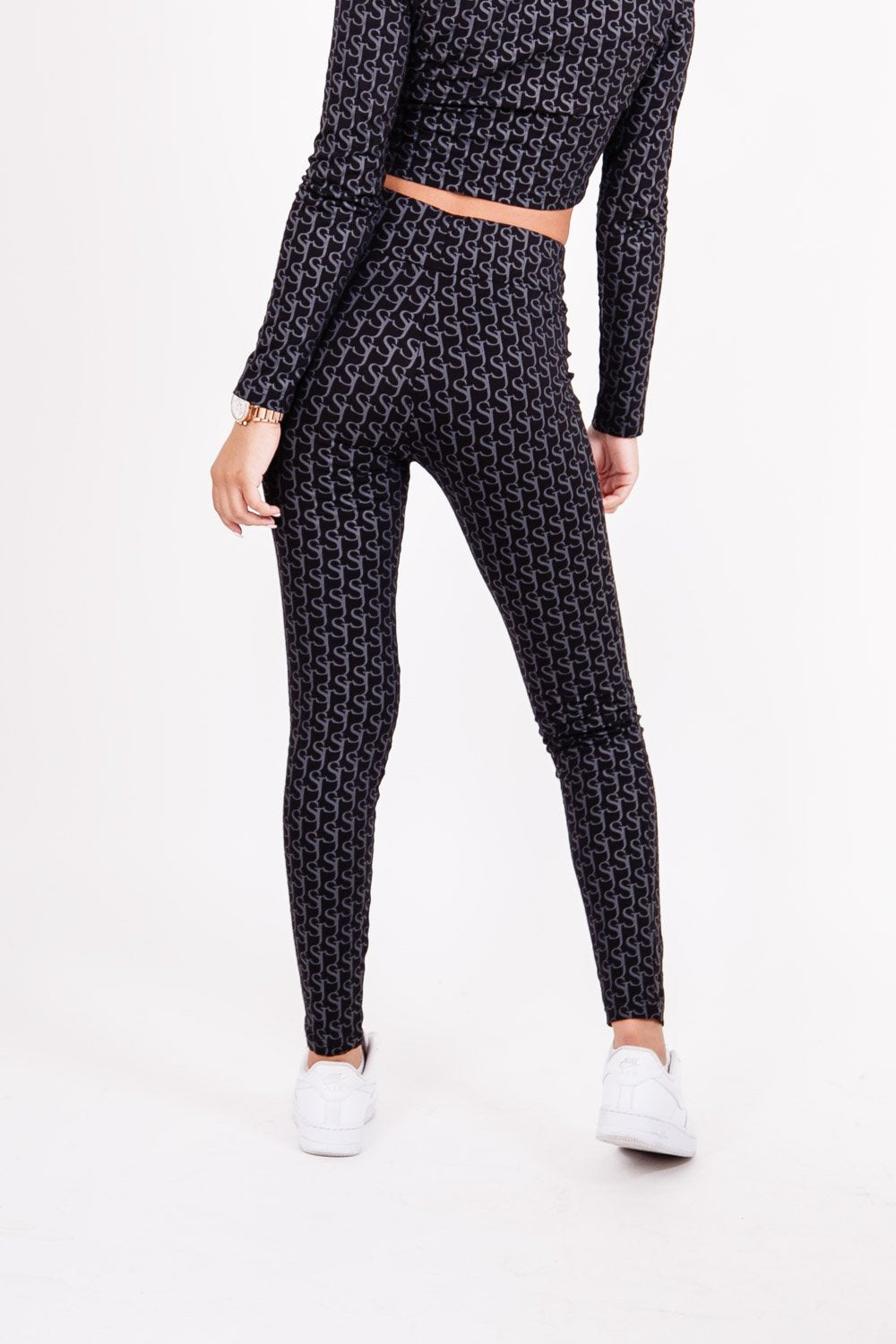 Sixth June - Legging monogramme SJ noir