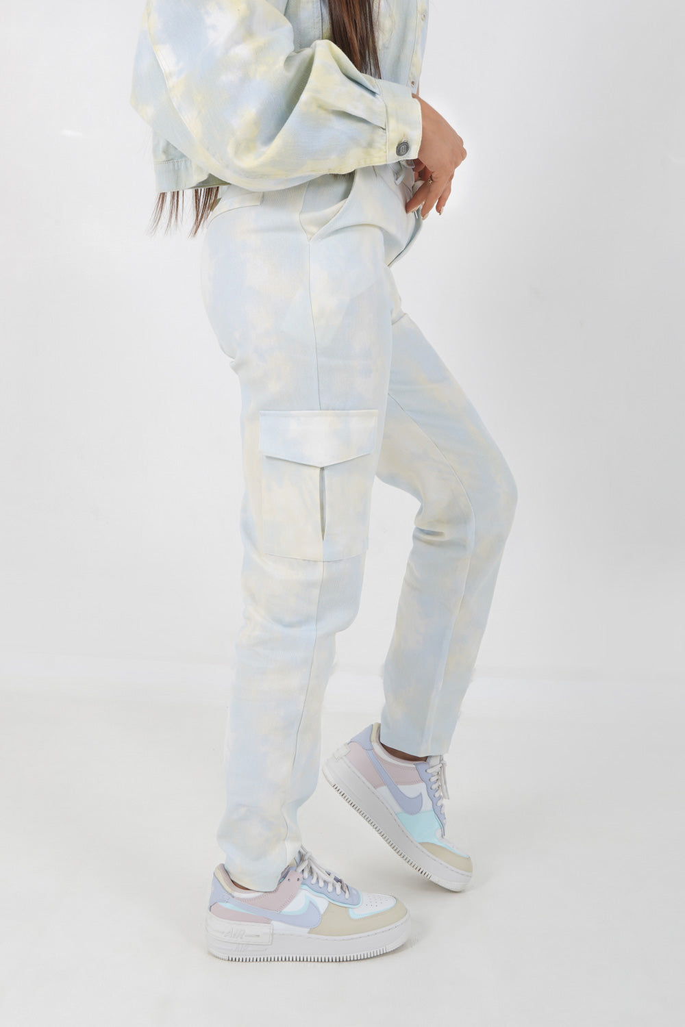 Sixth June - Pantalon tie dye Jaune