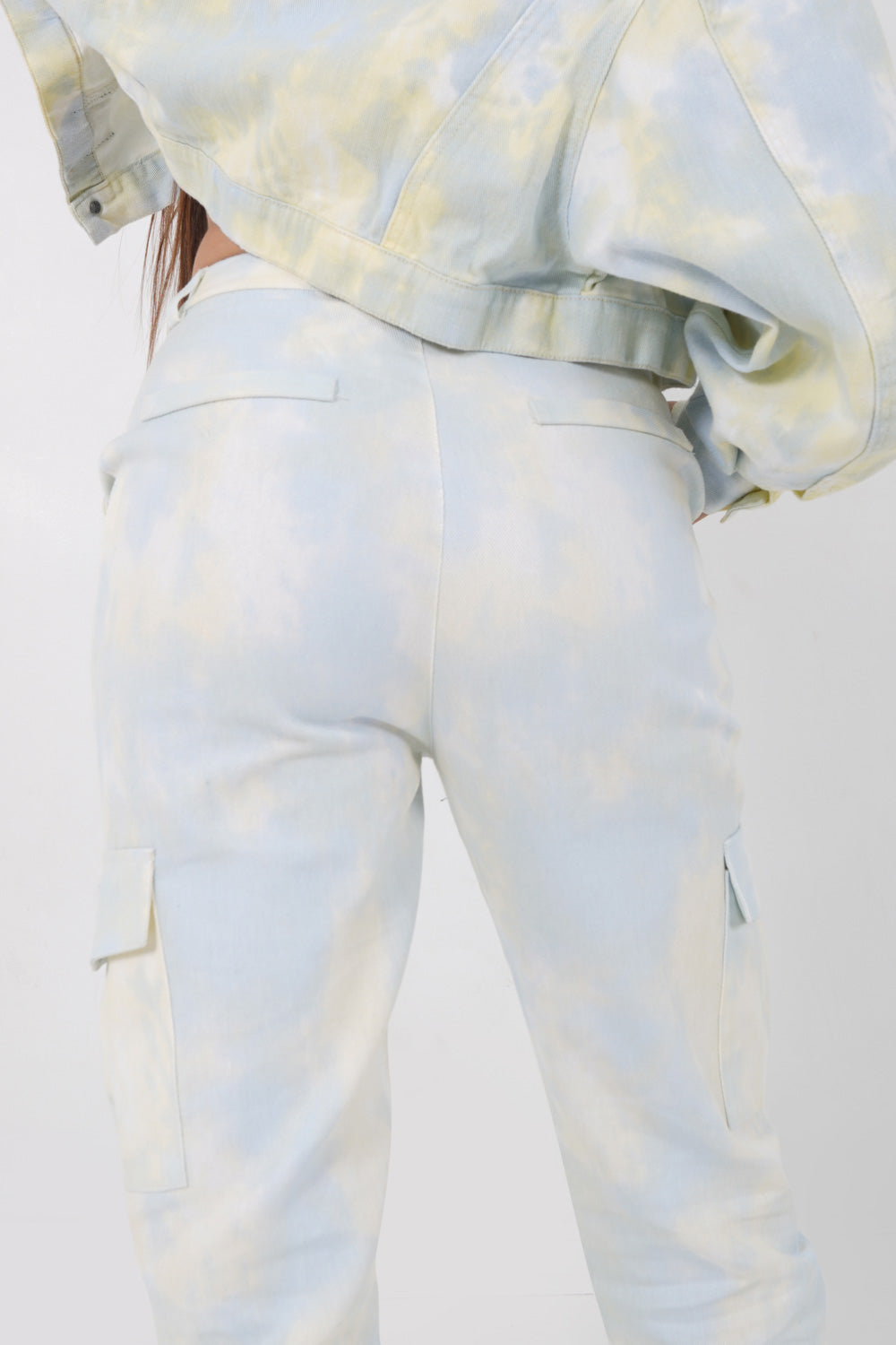 Sixth June - Pantalon tie dye Jaune