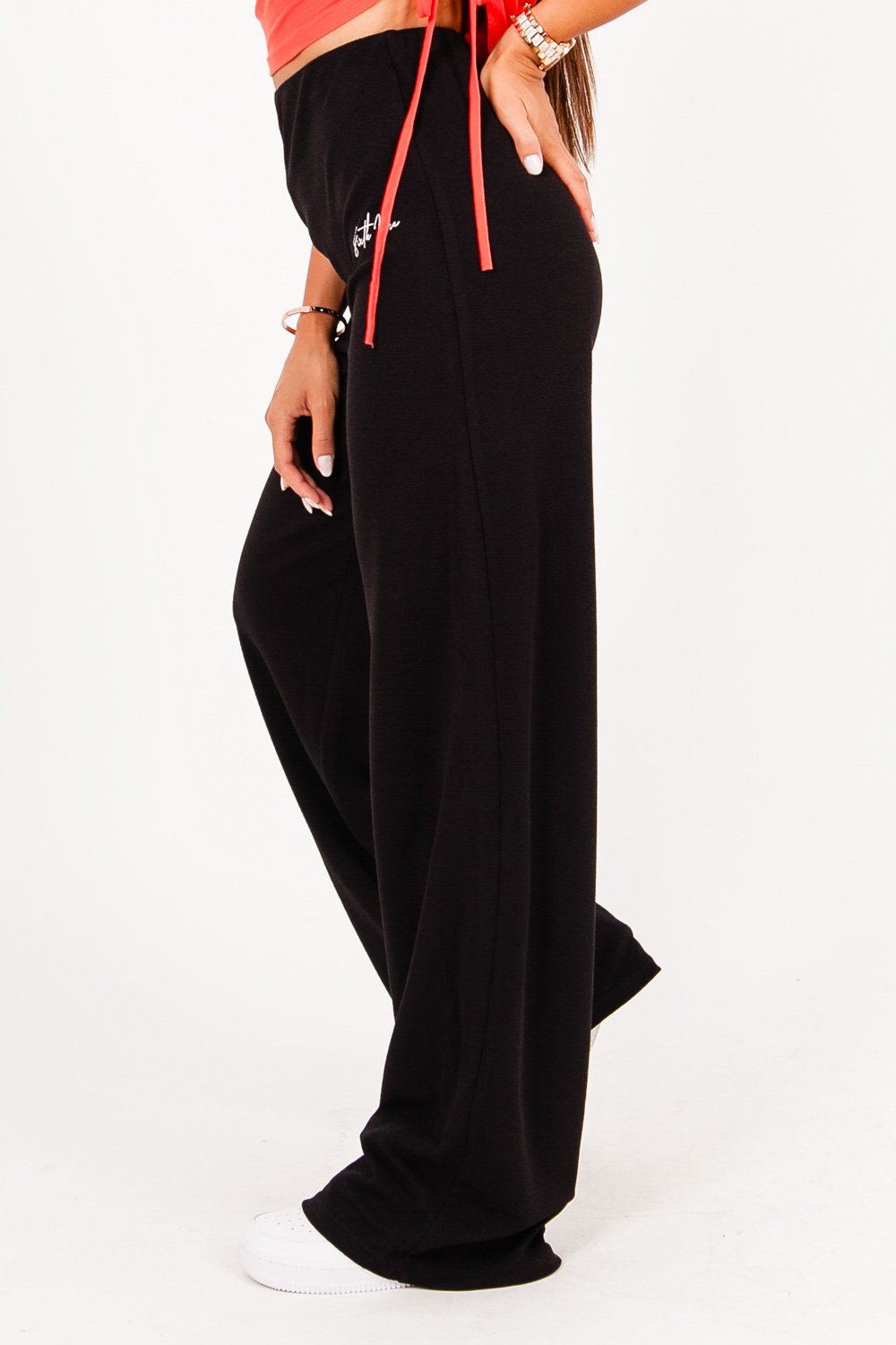 Sixth June - Pantalon large logo noir