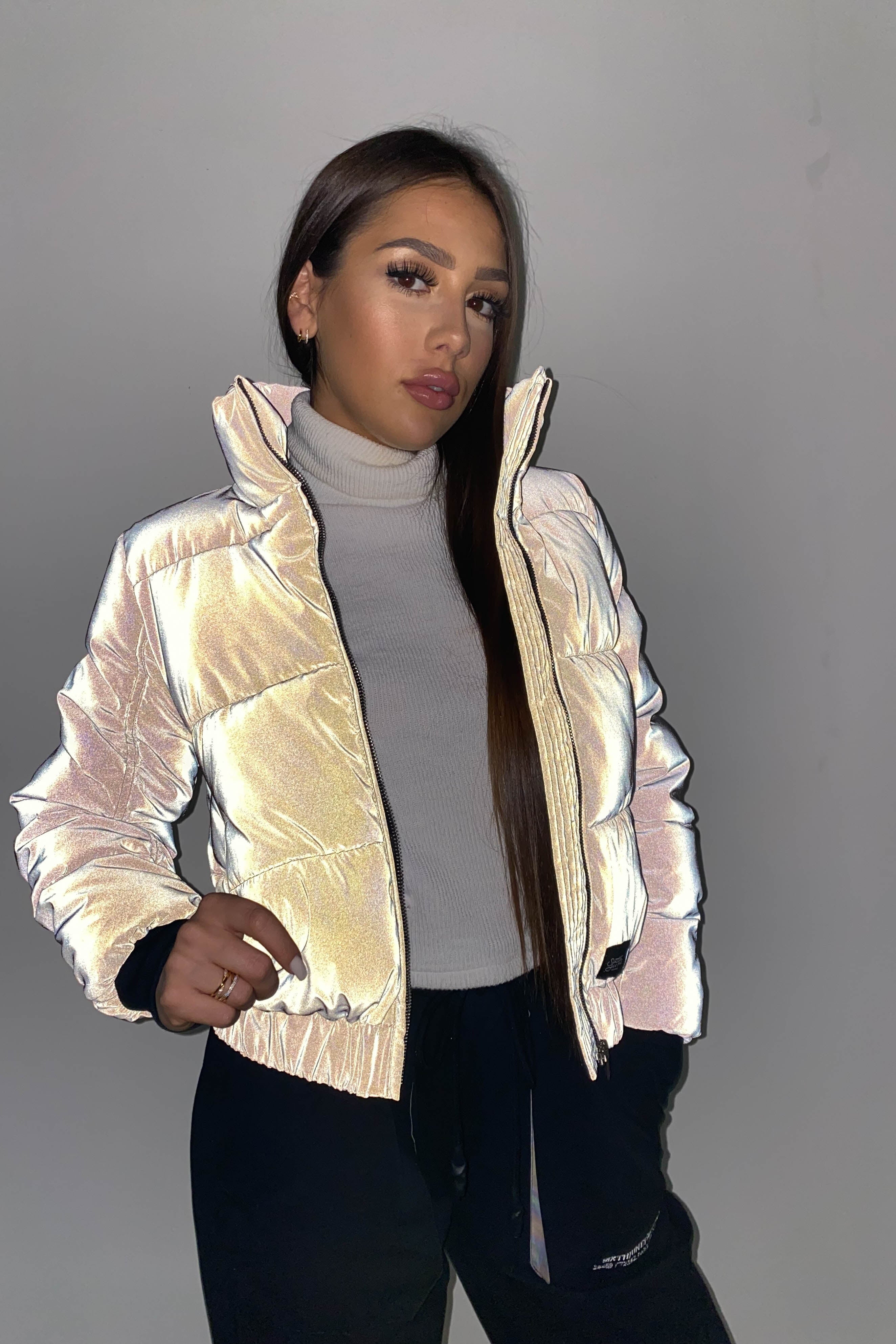 Sixth June - Doudoune réfléchissante col Noir