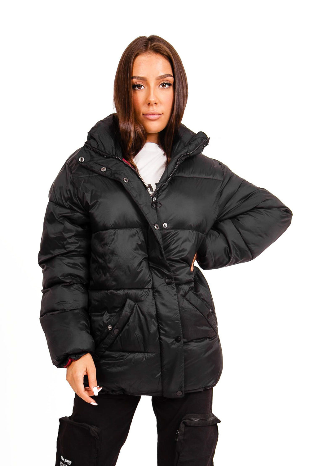 Sixth June - Doudoune col montant noir