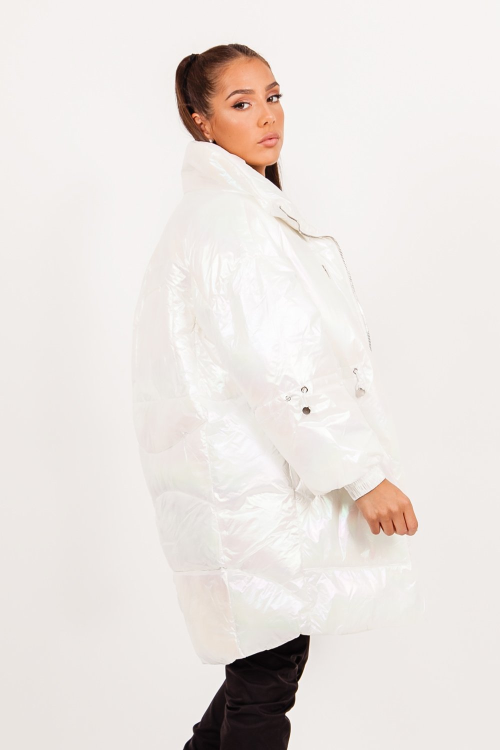 Sixth June - Doudoune matelassée oversize irisée blanc