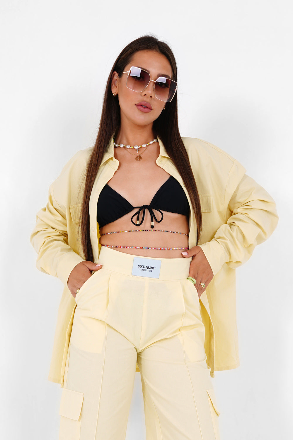 Sixth June - Chemise manches longues jaune