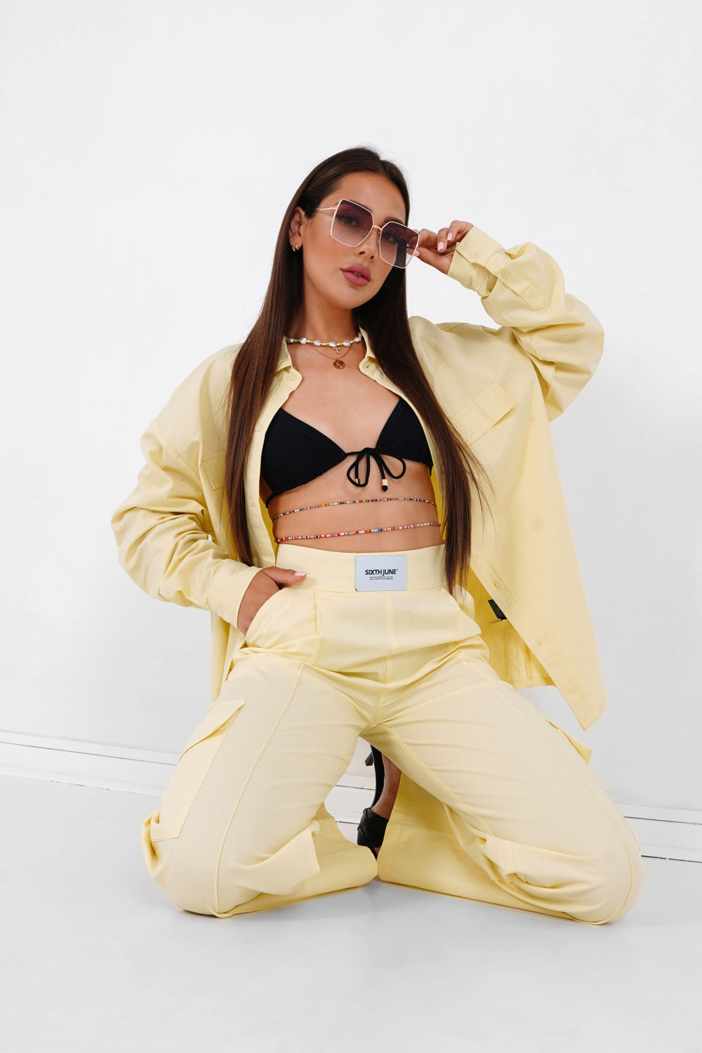 Sixth June - Chemise manches longues jaune