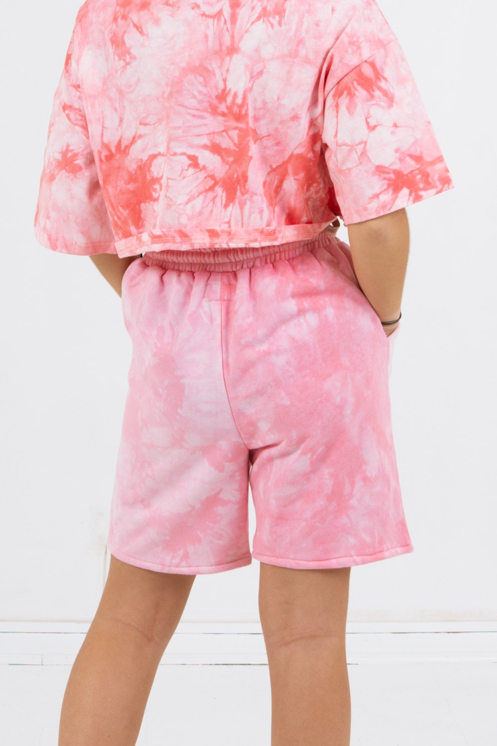 Sixth June - Short coton tie dye Rose