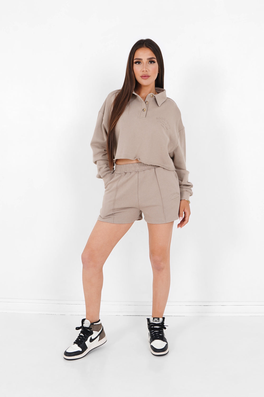 Sixth June - Short confort logo Beige
