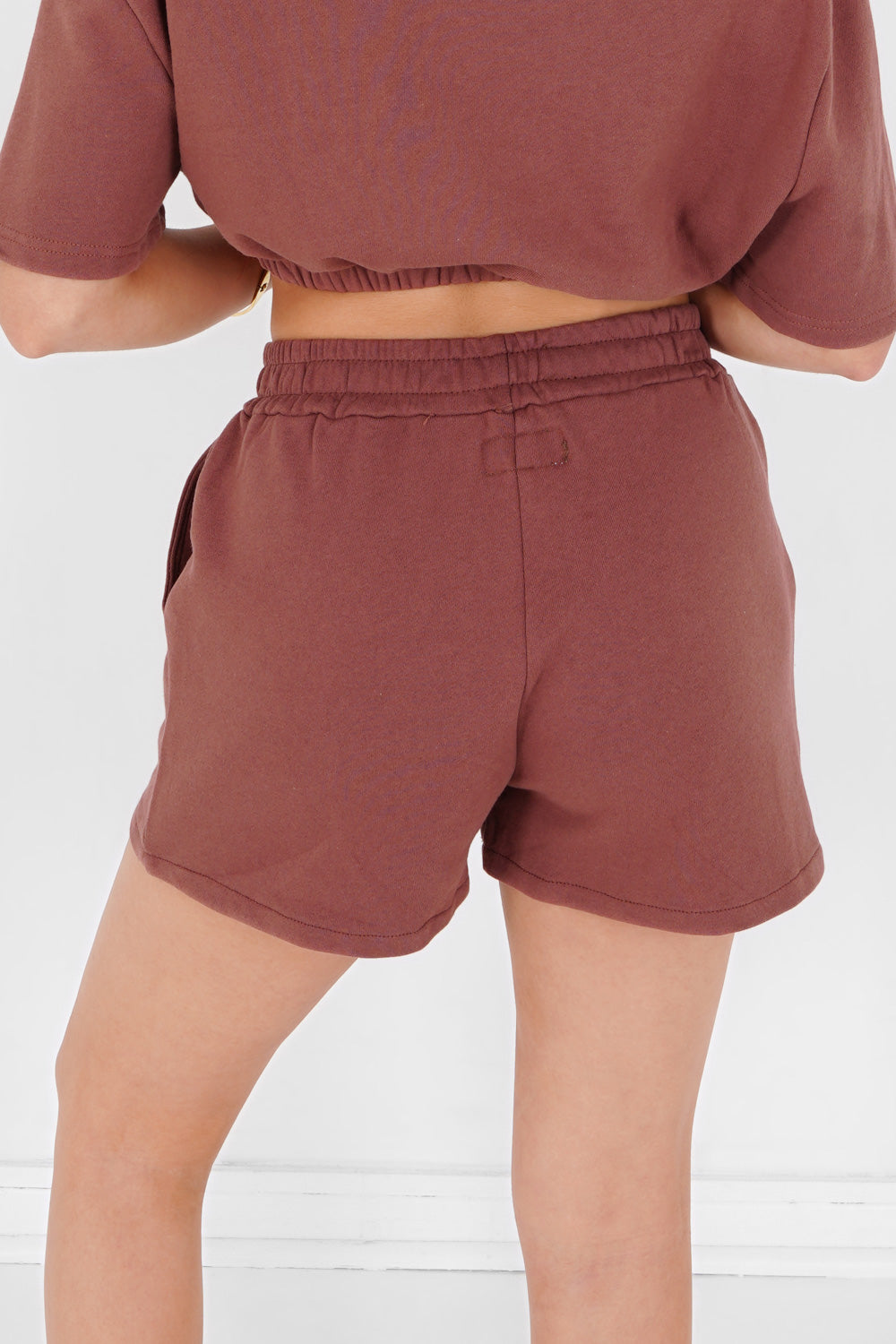 Sixth June - Short confort logo marron