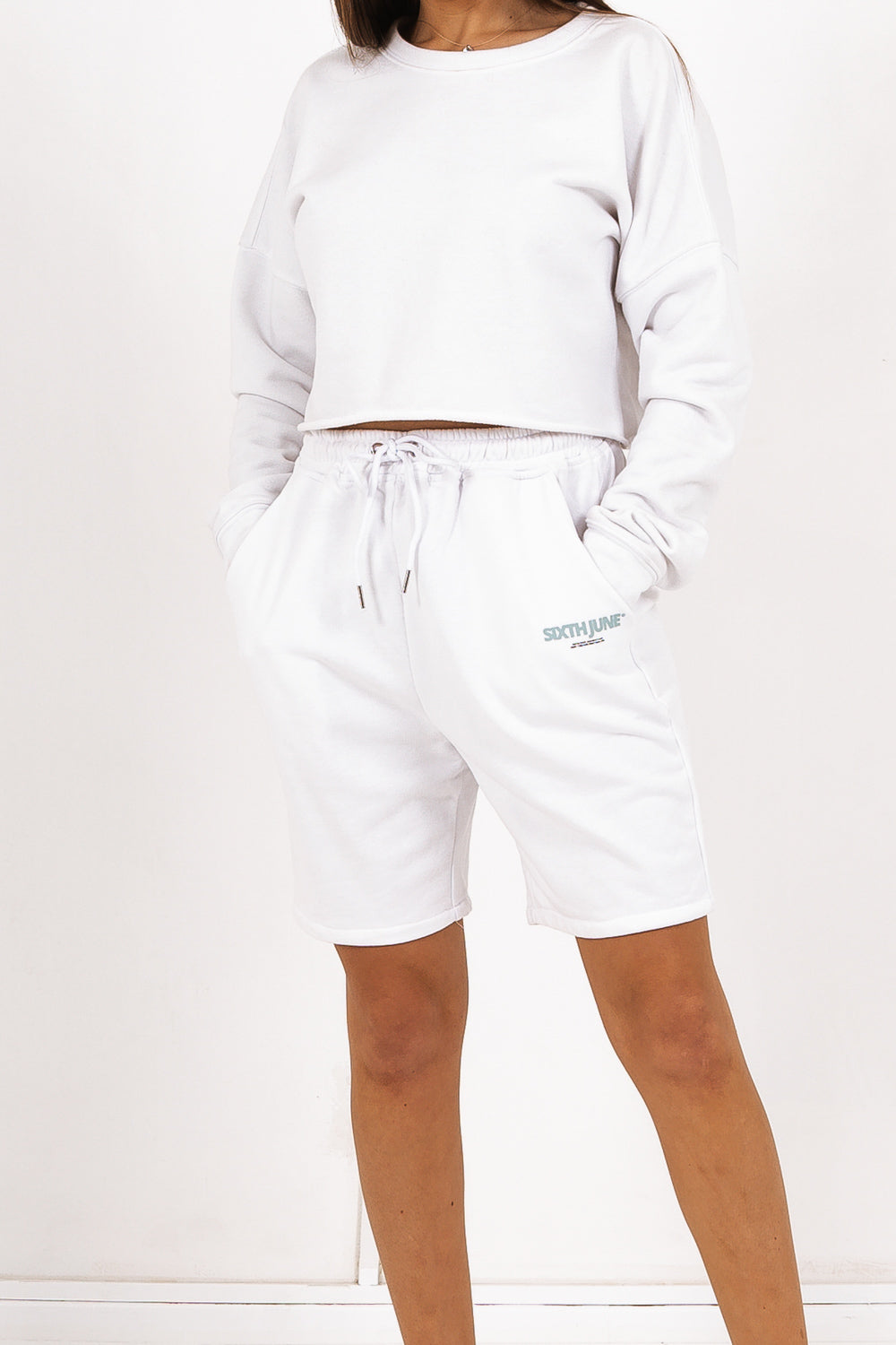 Sixth June - Short coton blanc