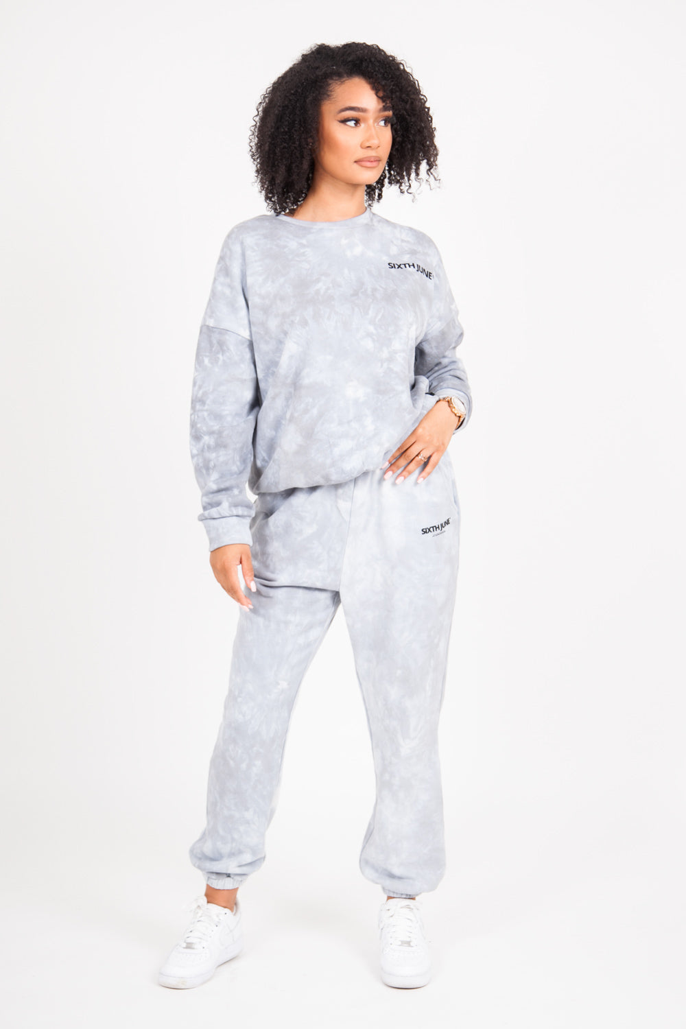 Sixth June - Sweat tie and dye gris