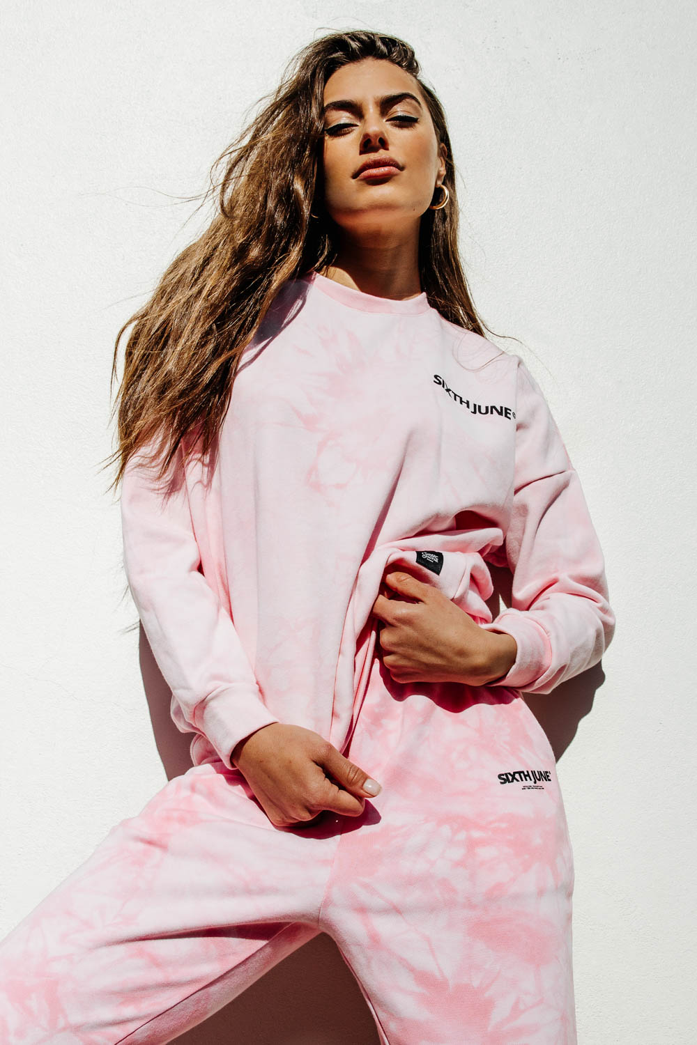 Sixth June - Sweat tie and dye rose