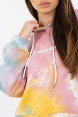 Multicolored hoodie yellow