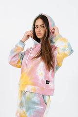 Multicolored hoodie yellow