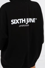 Sixth June - Sweat à capuche oversize noir
