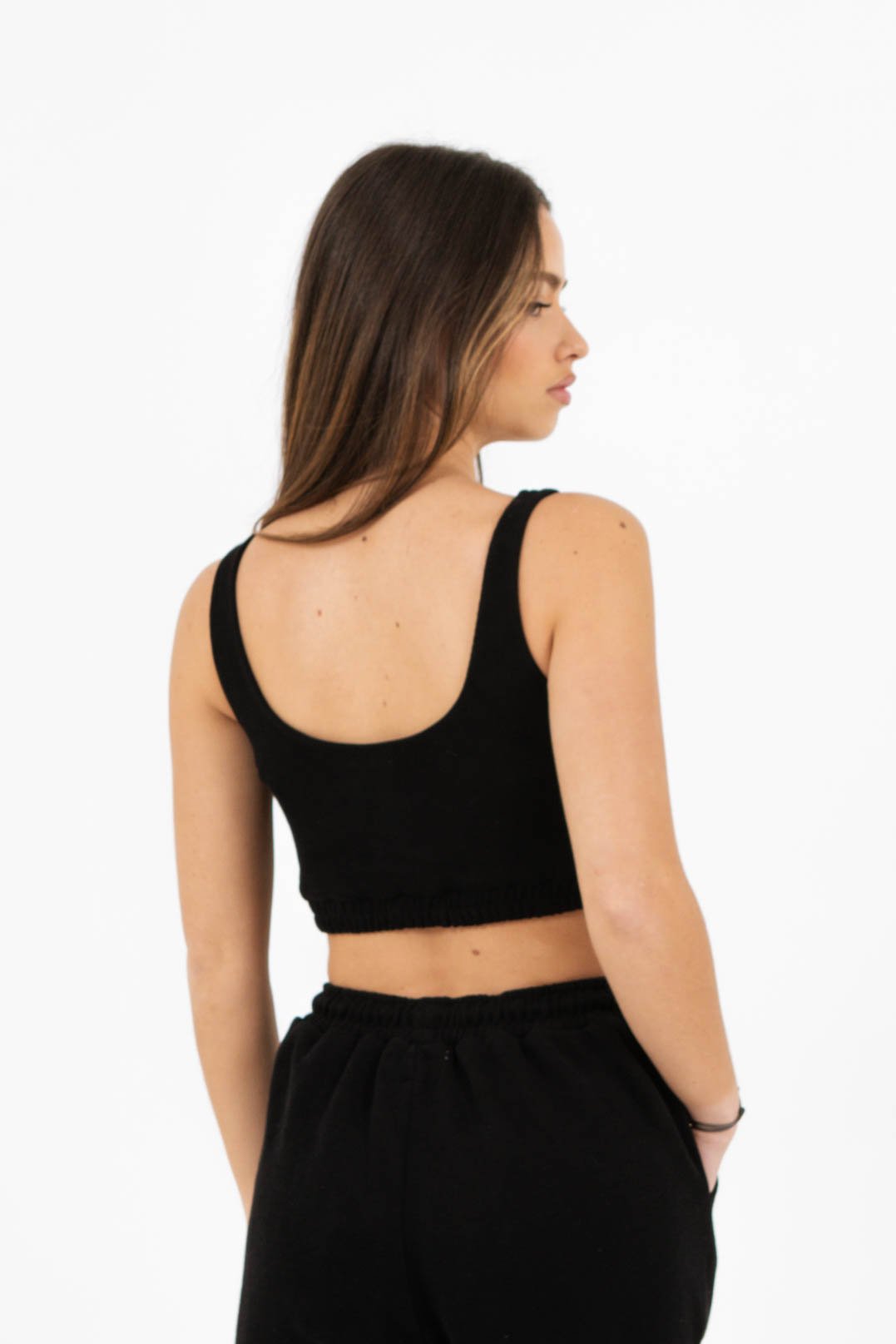 Sixth June - Brassière signature molletonné Noir