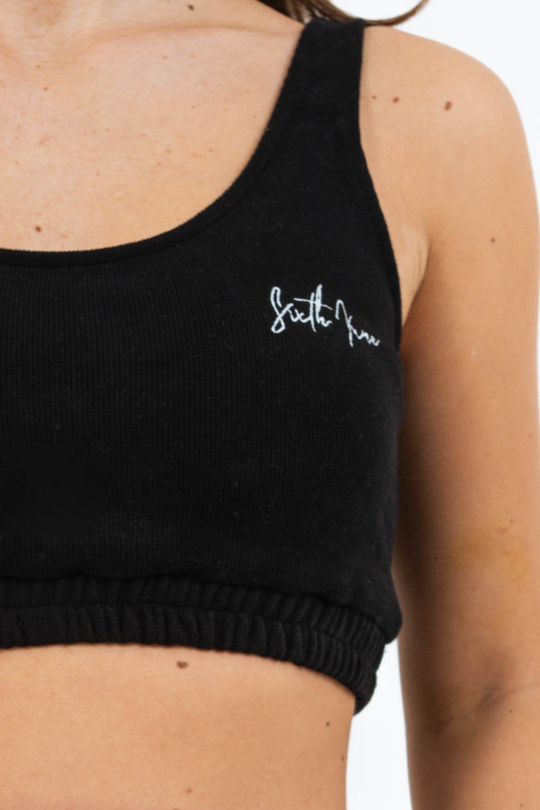 Sixth June - Brassière signature molletonné Noir