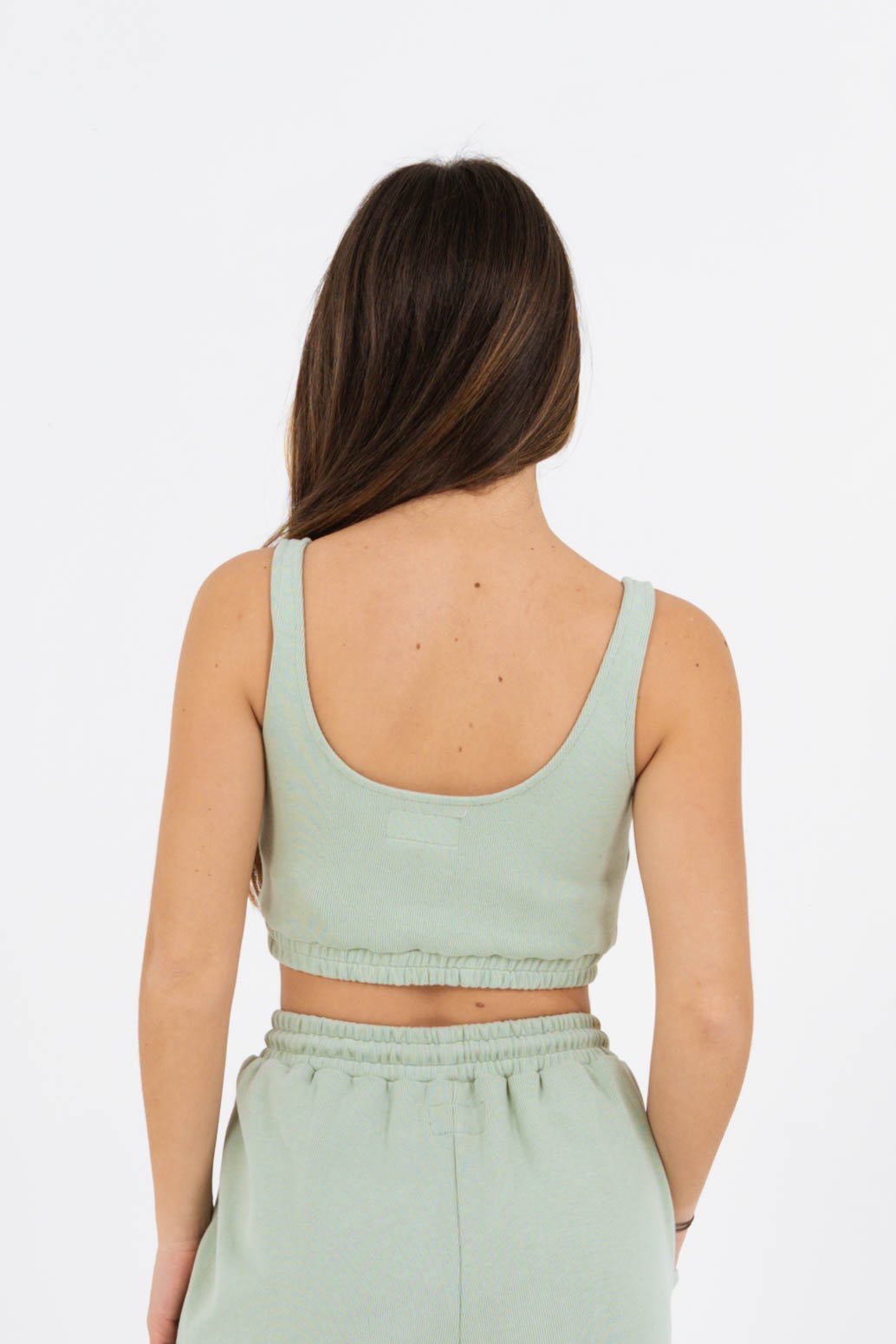 Sixth June - Brassière signature molletonné vert pastel