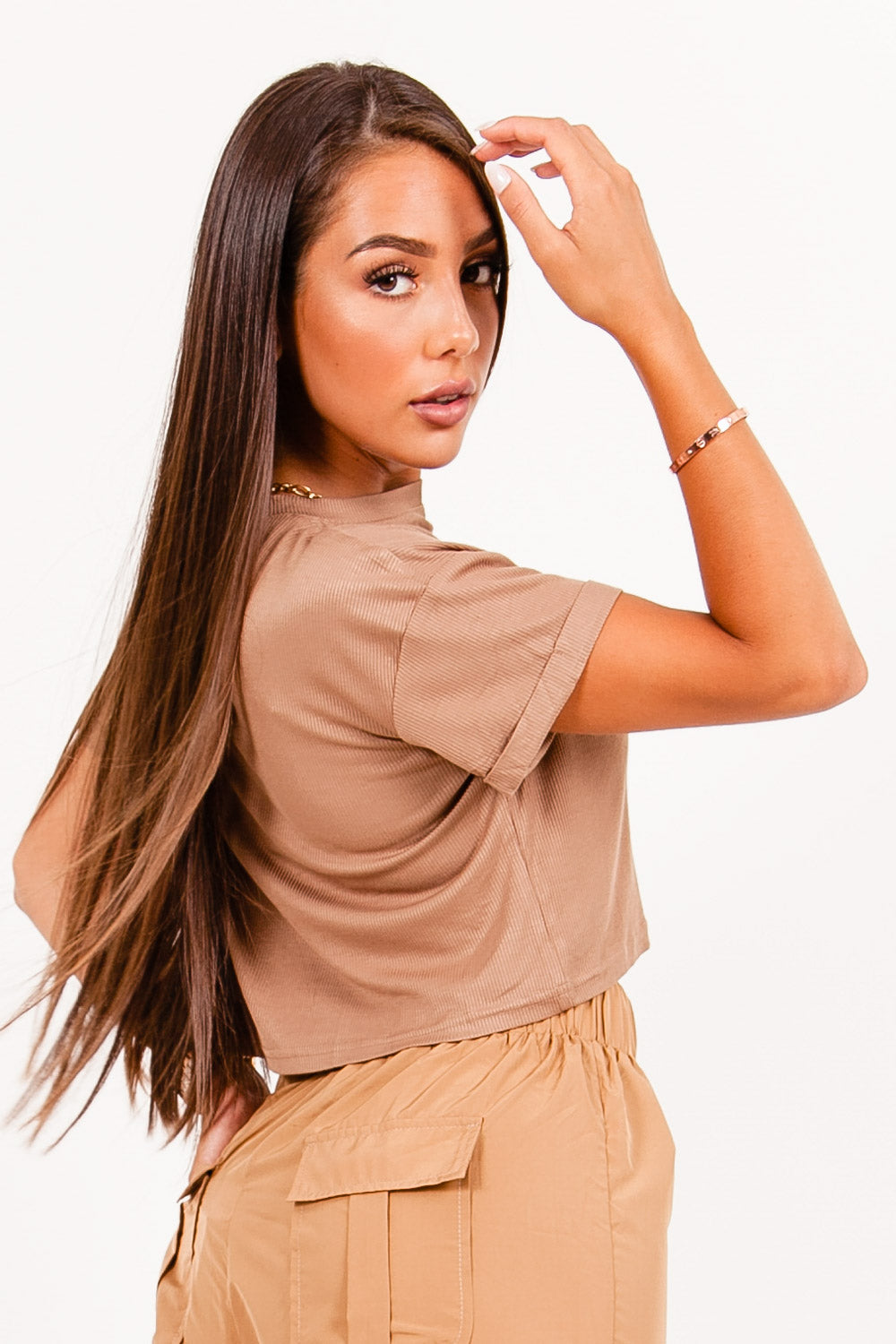 Sixth June - Logo court top beige