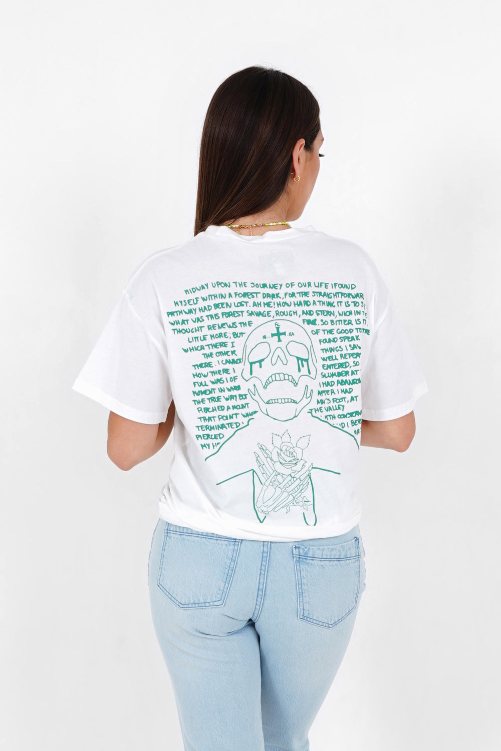 Sixth June - T-shirt imprimé squelette Blanc