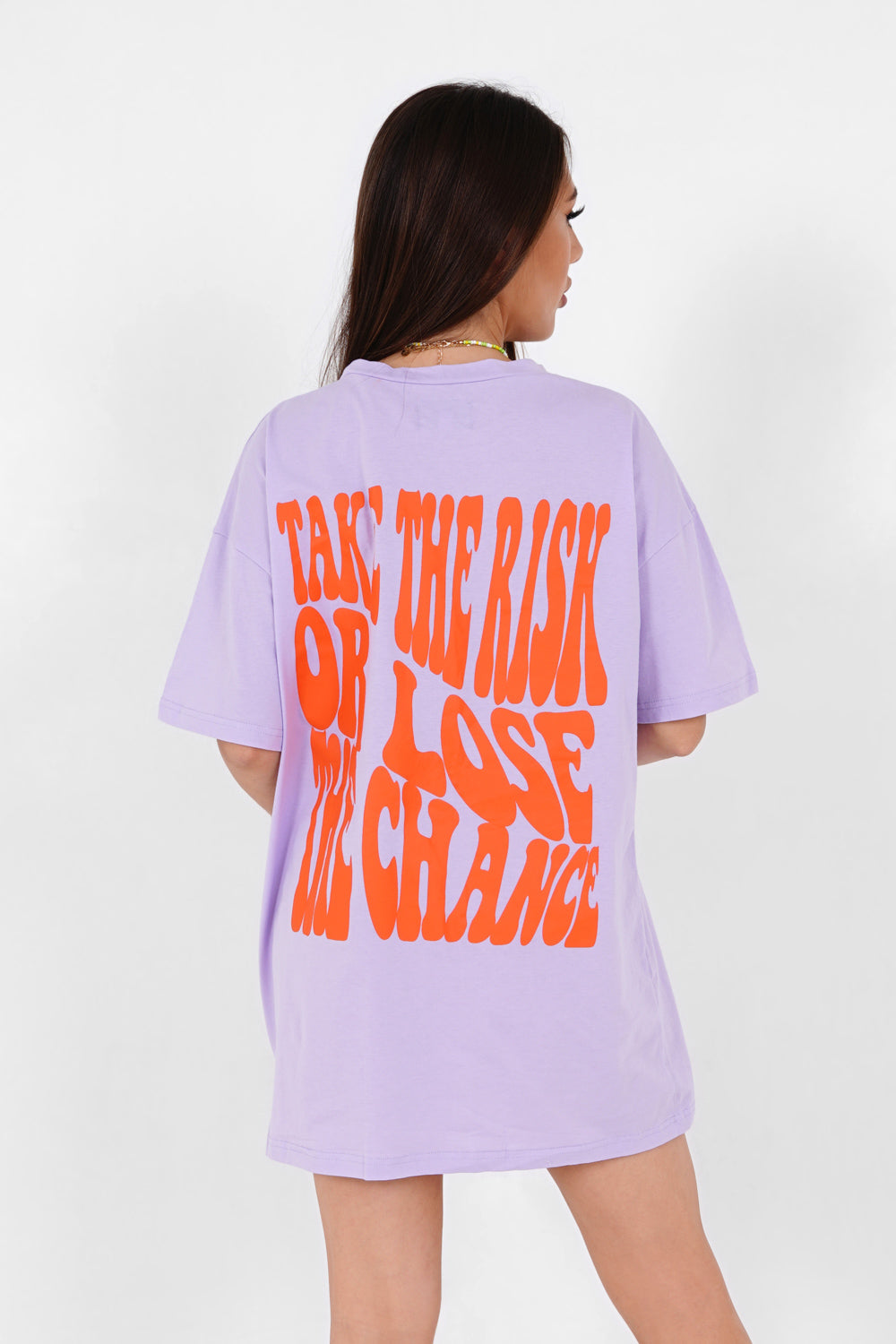 Sixth June - T-shirt oversize hippie Violet