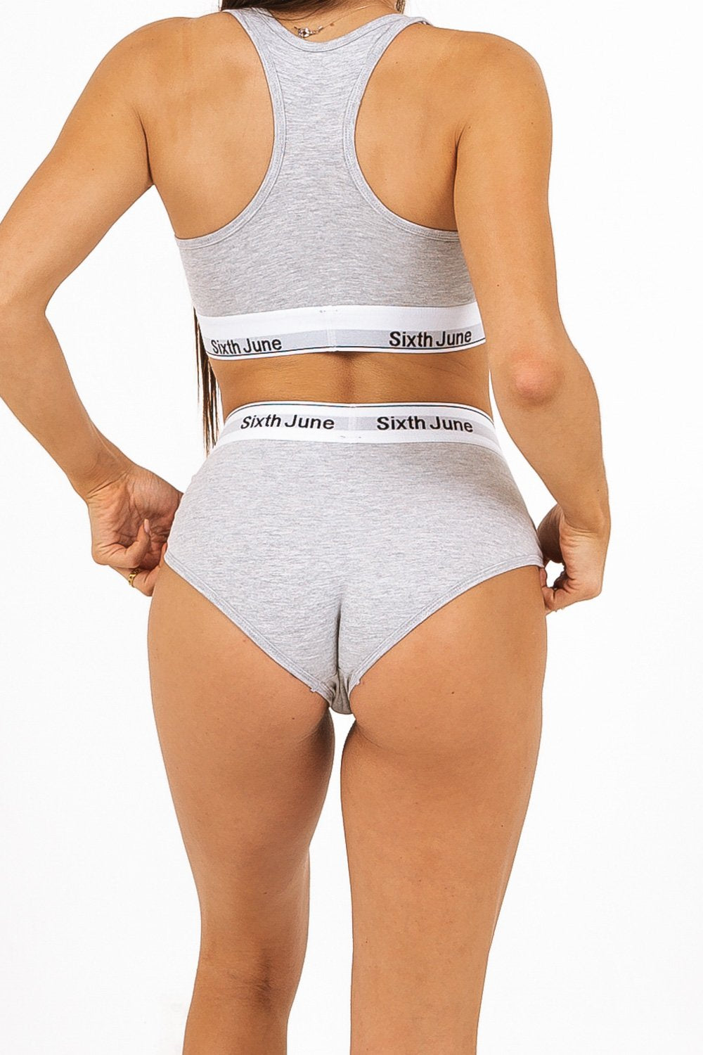 Sixth June - Shorty taille haute Gris