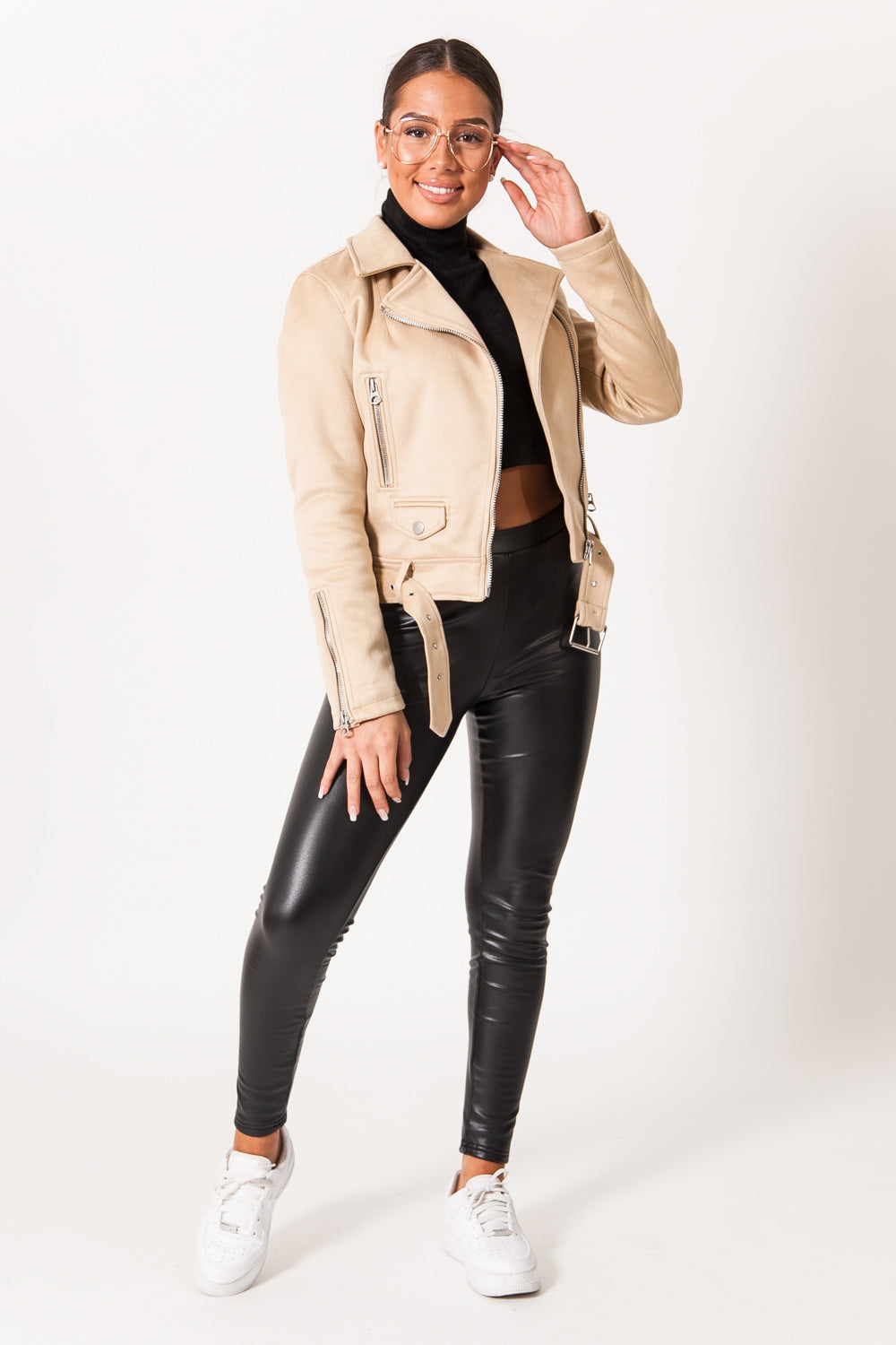 Sixth June - Veste suédine beige