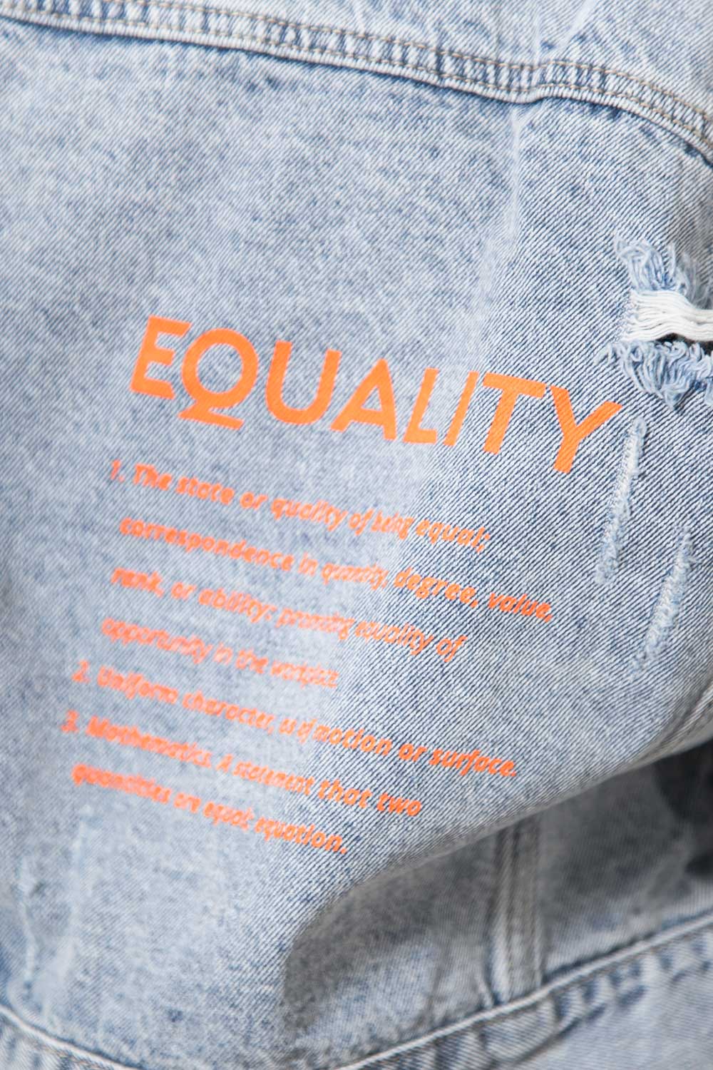 Sixth June - Veste jean courte fluo bleu