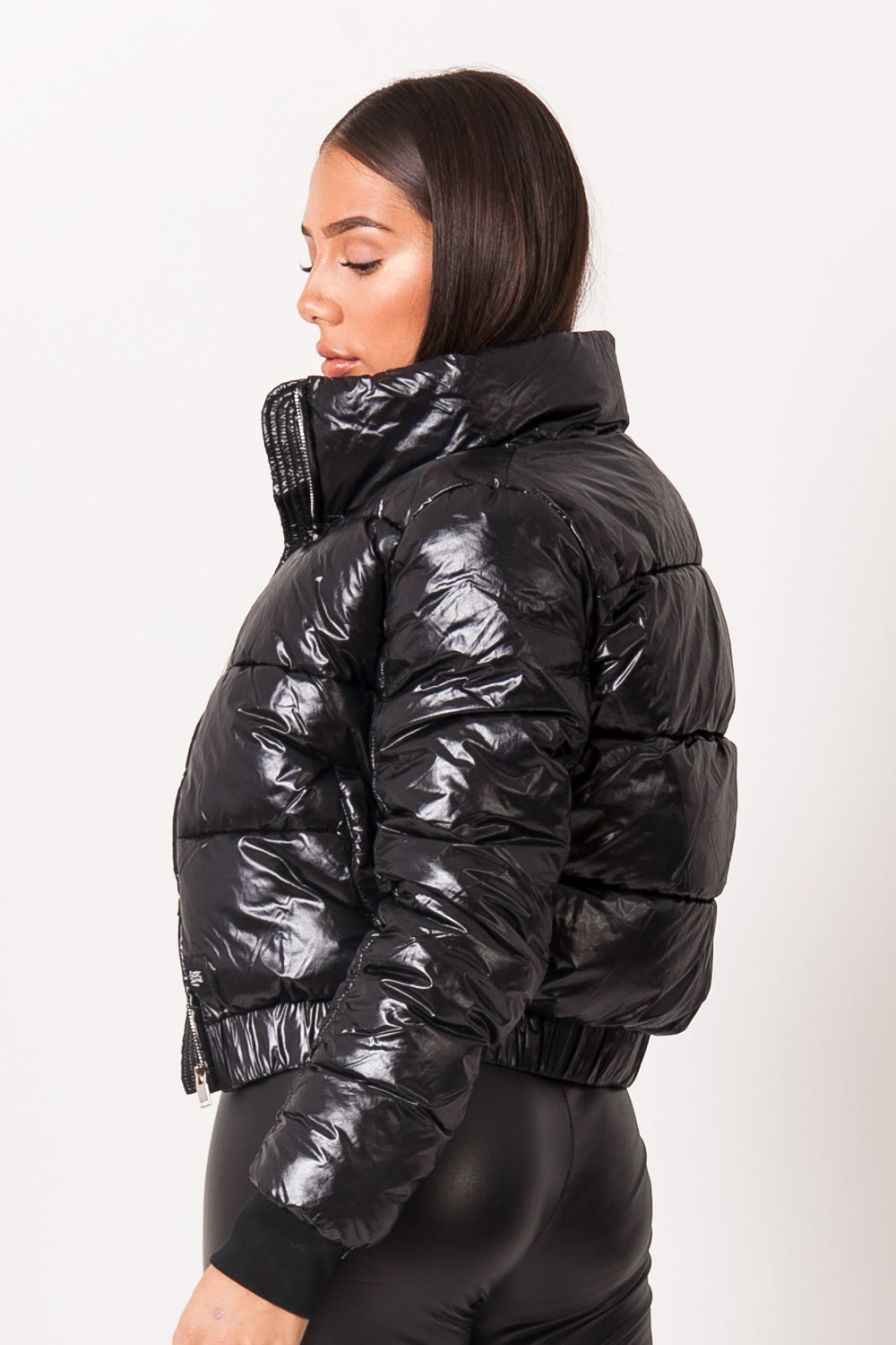 Sixth June - Doudoune brillante compacte noir