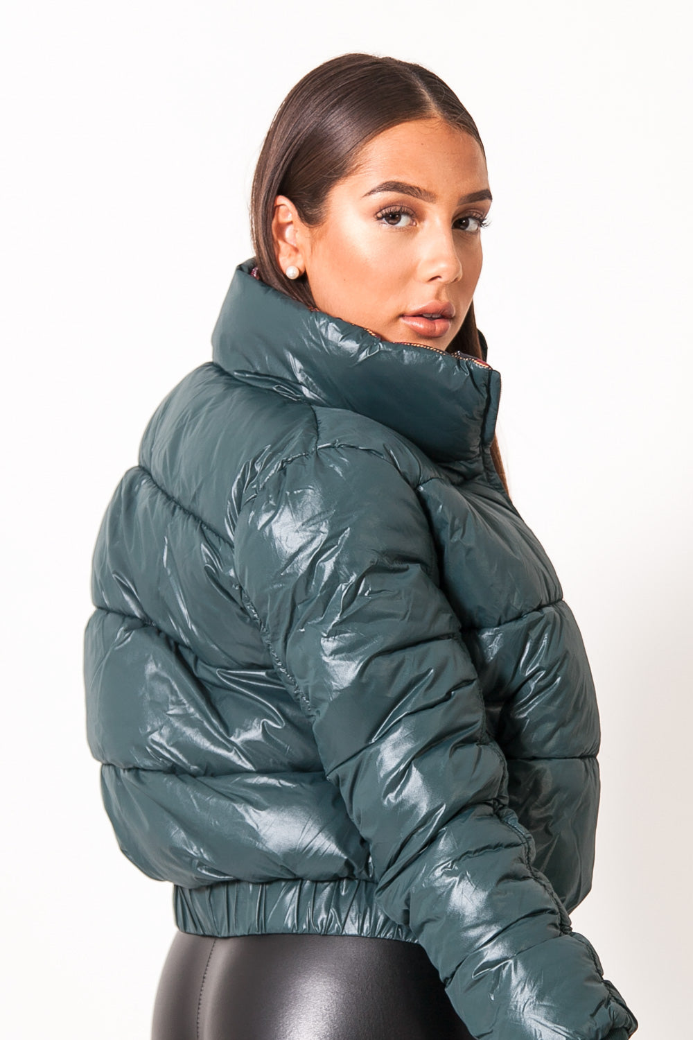 Sixth June - Doudoune brillante compacte vert