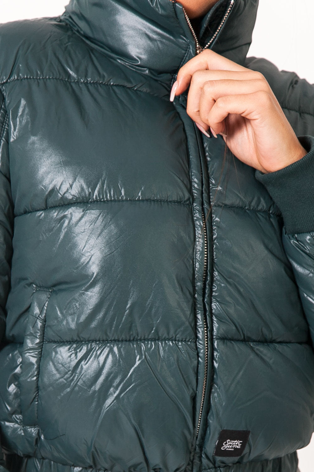 Sixth June - Doudoune brillante compacte vert