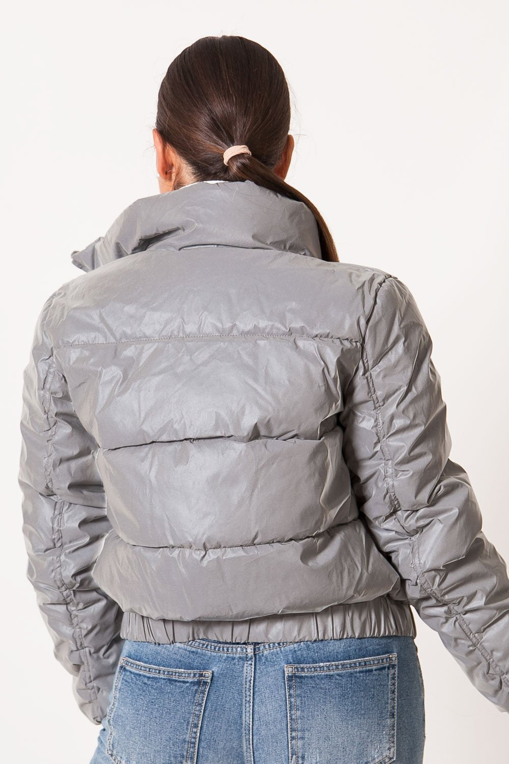 Sixth June - Doudoune réfléchissante col gris