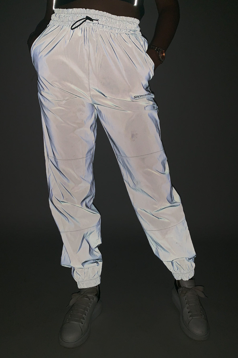 Sixth June - Jogging réfléchissant logo noir