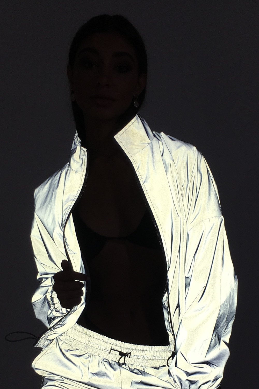 Sixth June - Veste réfléchissante logo noir