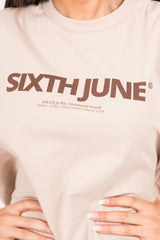 Sixth June - T-shirt imprimé beige