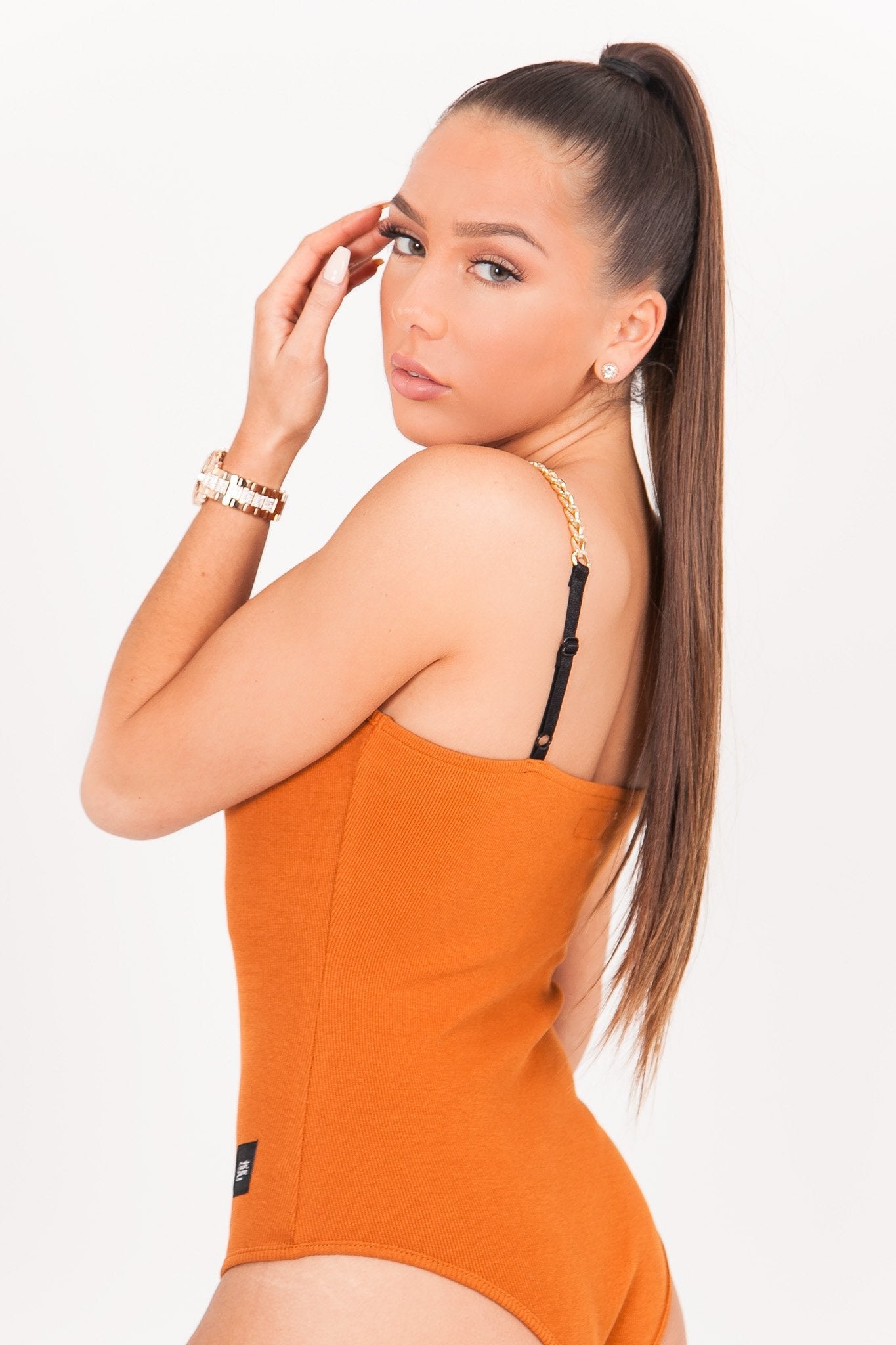 Sixth June - Body chaînes orange foncé