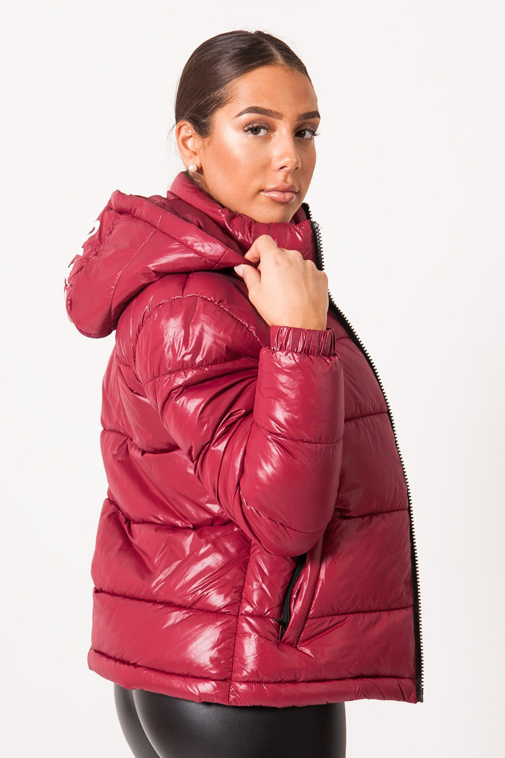 Sixth June - Doudoune courte rembourrée bordeaux