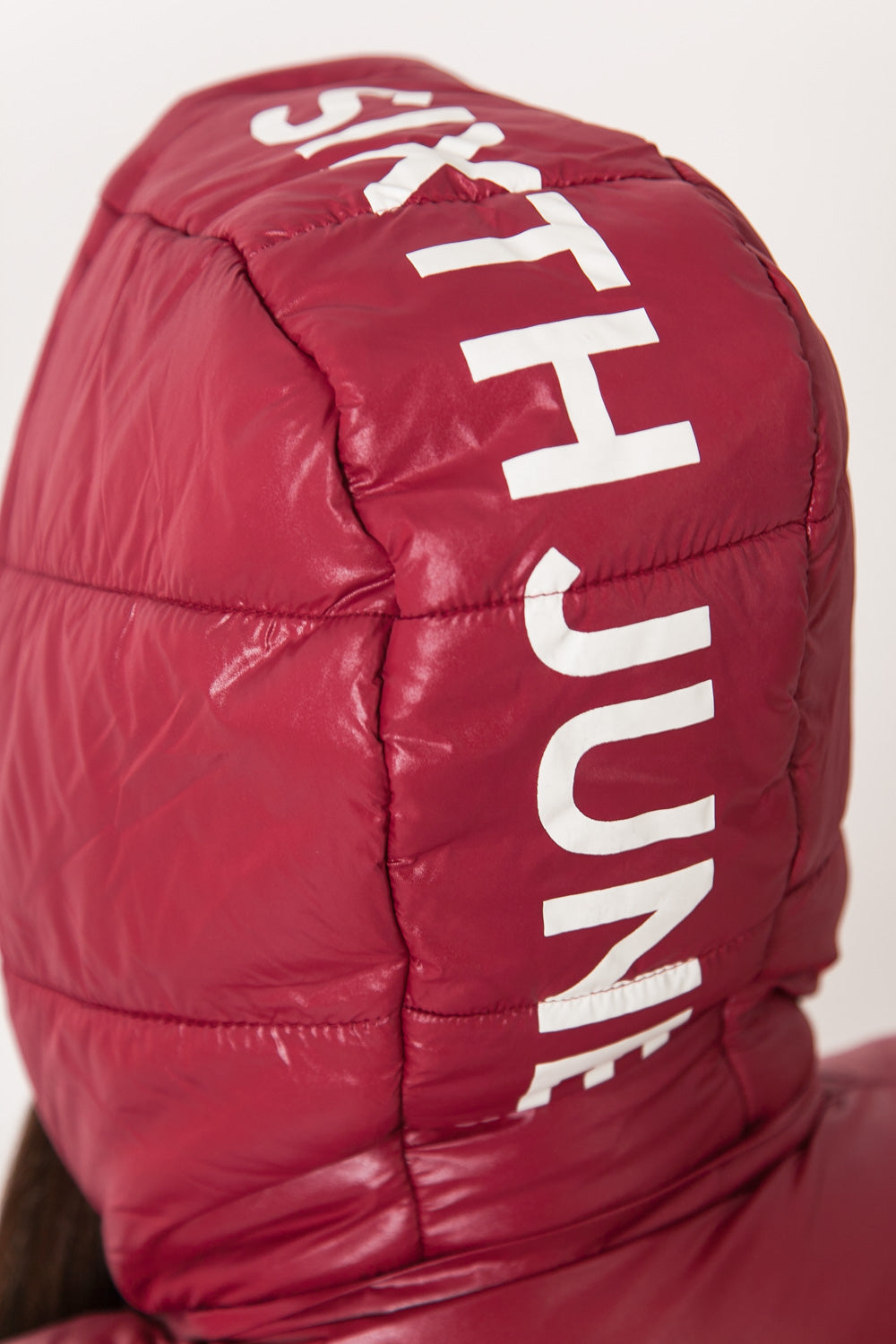 Sixth June - Doudoune courte rembourrée bordeaux