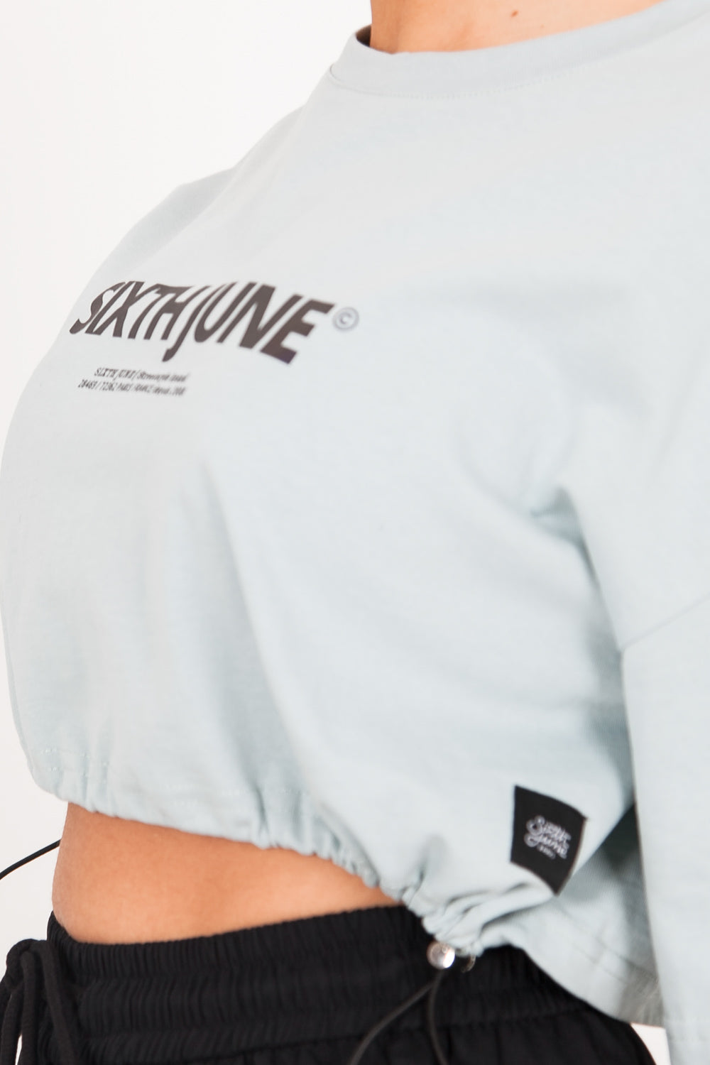 Sixth June - T-shirt court cordons vert