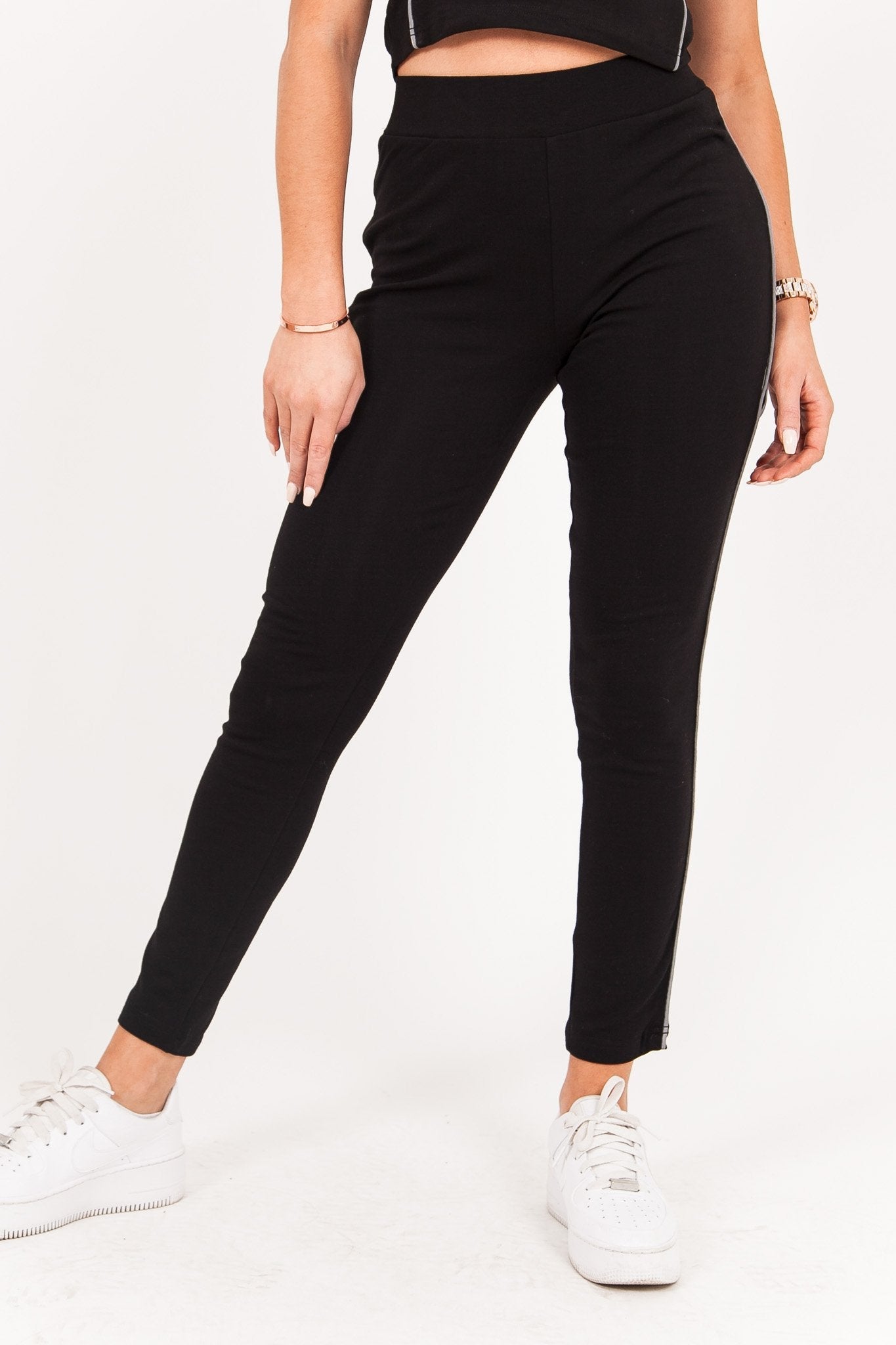 Sixth June - Legging liseré réfléchissant Noir