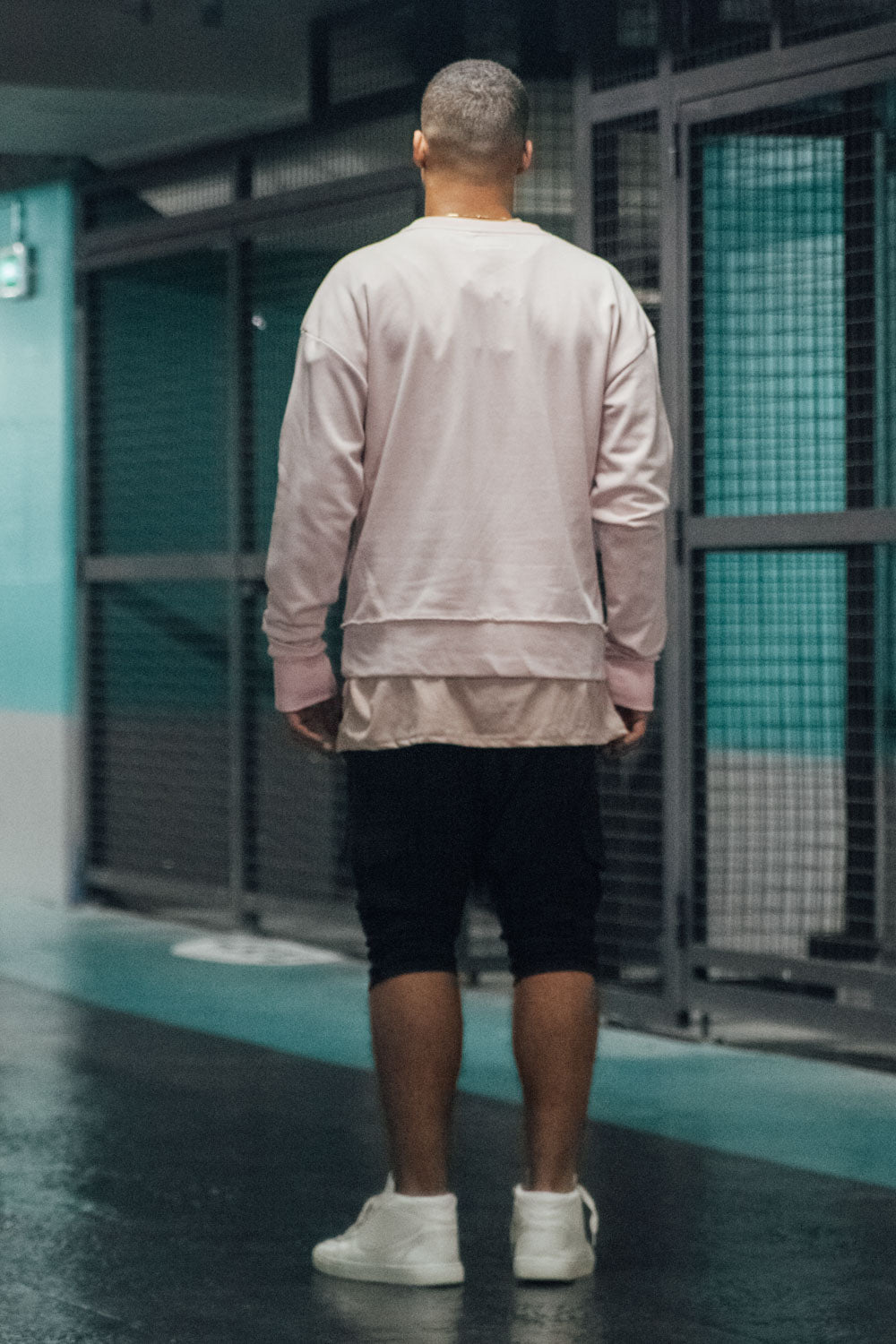 Sixth June - Sweat-shirt uni stone rose M2434CSW