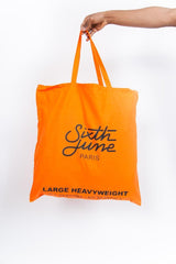 Sixth June - Sac en tissu logo orange