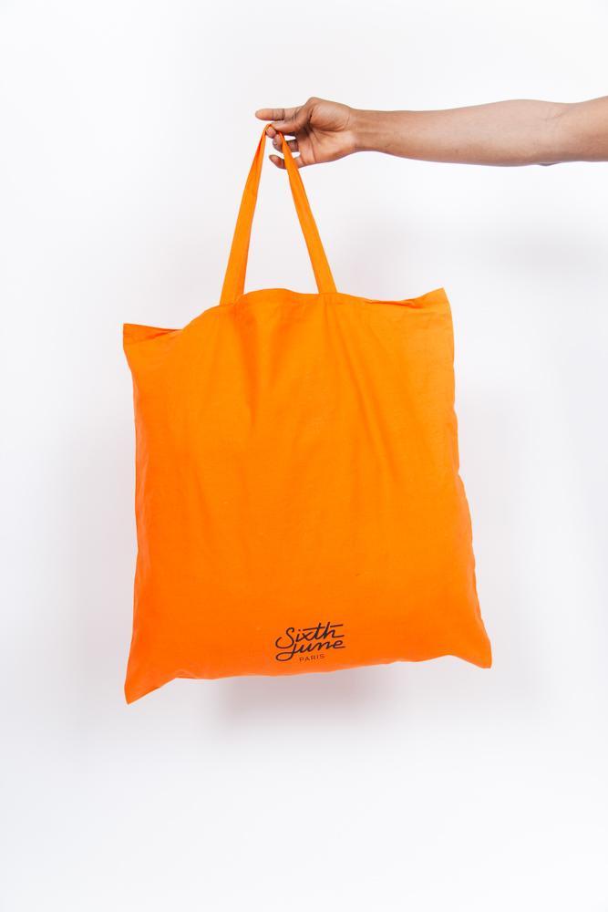 Sixth June - Sac en tissu logo orange