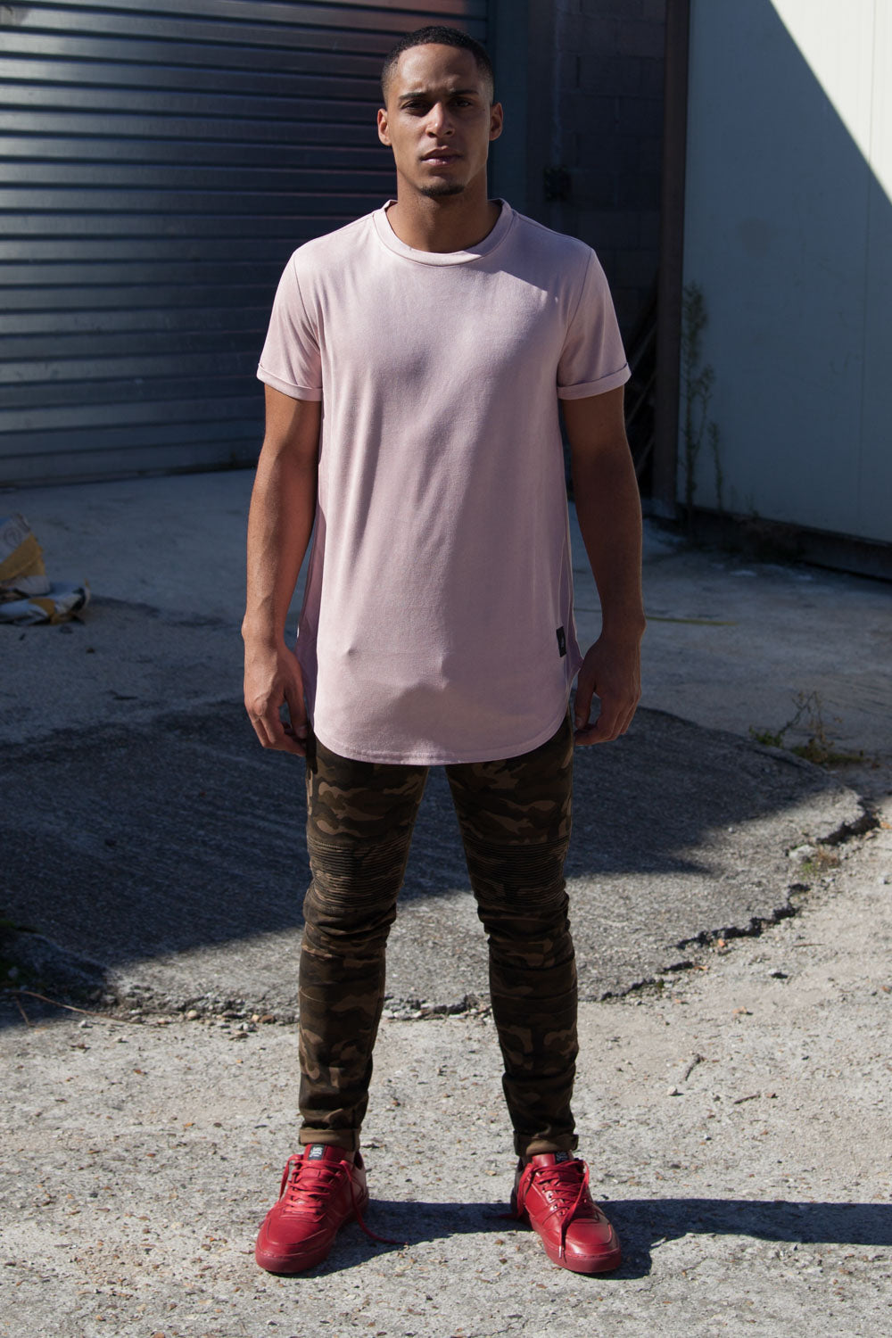 Sixth June - T-shirt suédine oversize rose 1925V