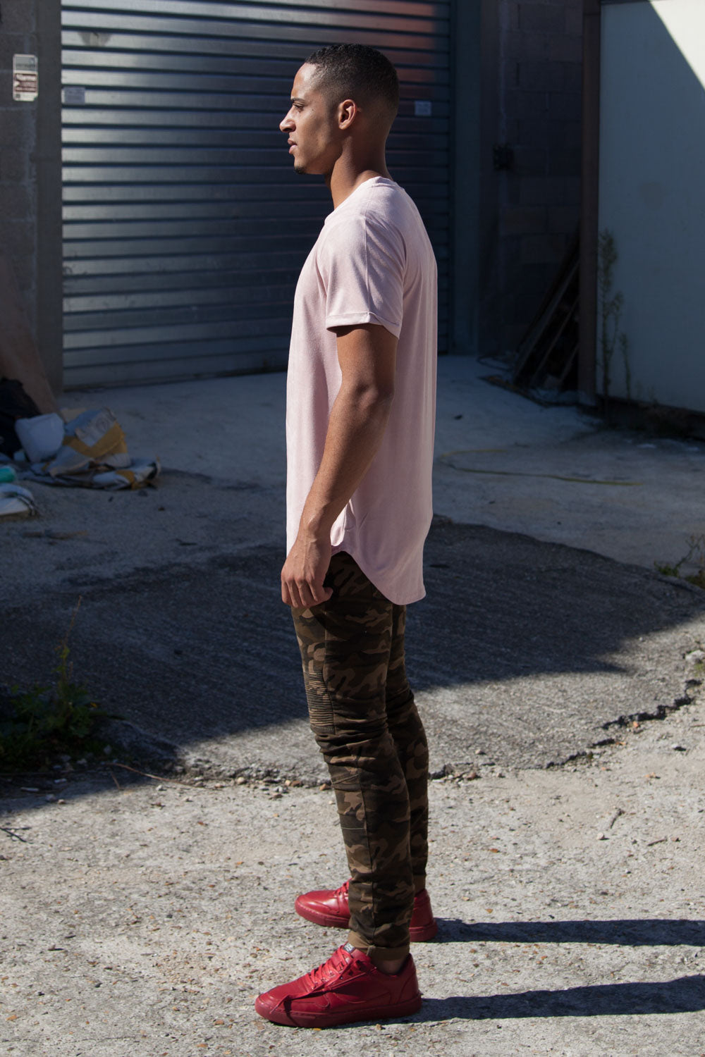 Sixth June - T-shirt suédine oversize rose 1925V