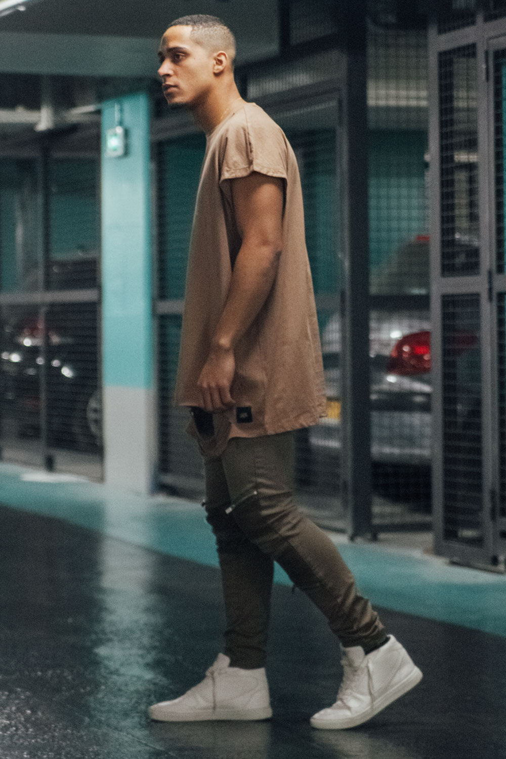 Sixth June - T-shirt muscle destroy beige M2345WTS