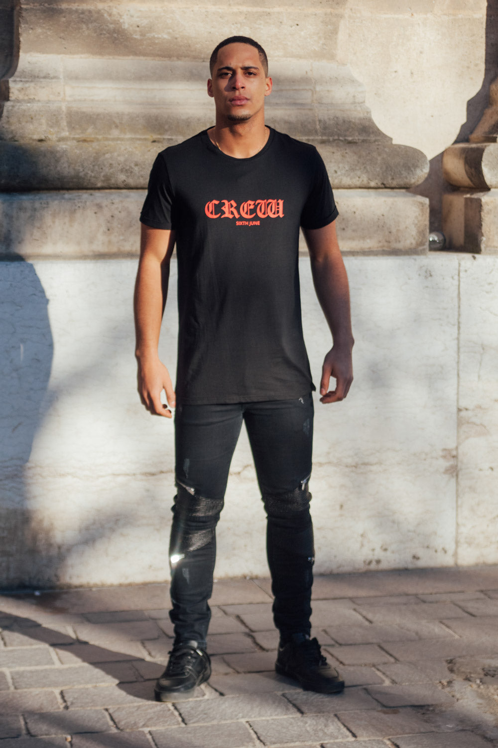 Sixth June - T-shirt crew noir M2418VTS