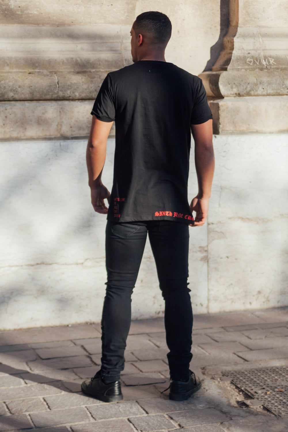 Sixth June - T-shirt crew noir M2418VTS