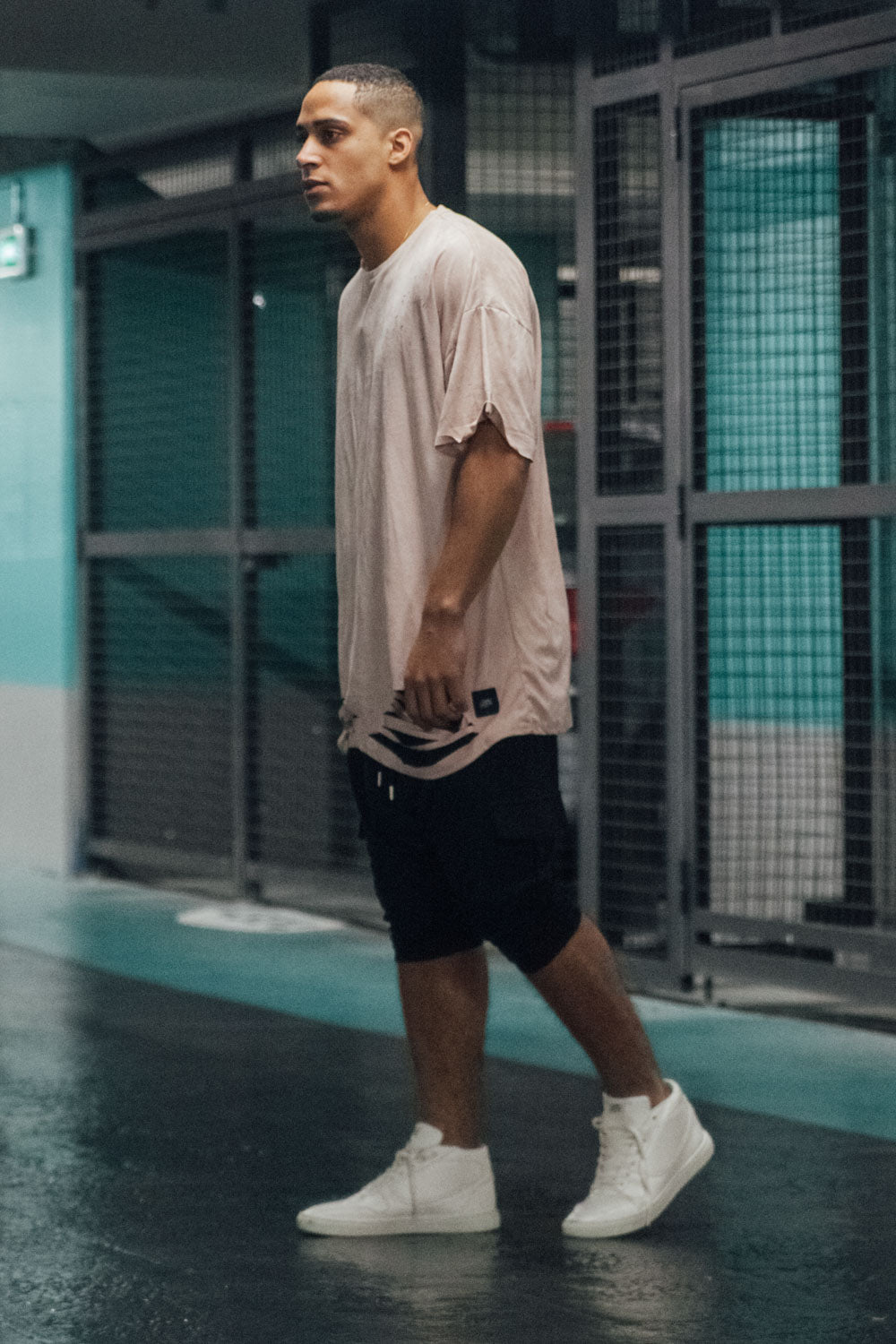 Sixth June - T-shirt suédé destroy rose M2436VTS